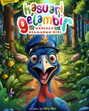 Kasuari Gelambir Menjaga Keamanan Diri
